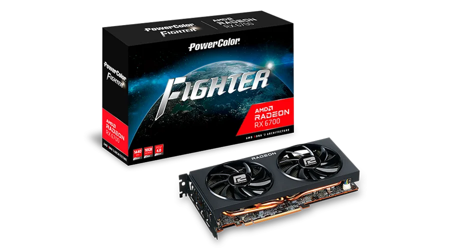 PowerColor Fighter AMD Radeon RX 6700 10GB GDDR6